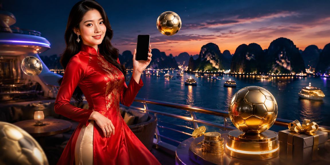 Người dùng xem kèo bóng đá tại Hạ Long Bay với giao diện đặt cược trên điện thoại