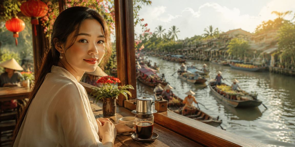 Người dùng tại vùng đồng bằng Mekong vừa uống cà phê vừa theo dõi game casino và cá cược trực tuyến