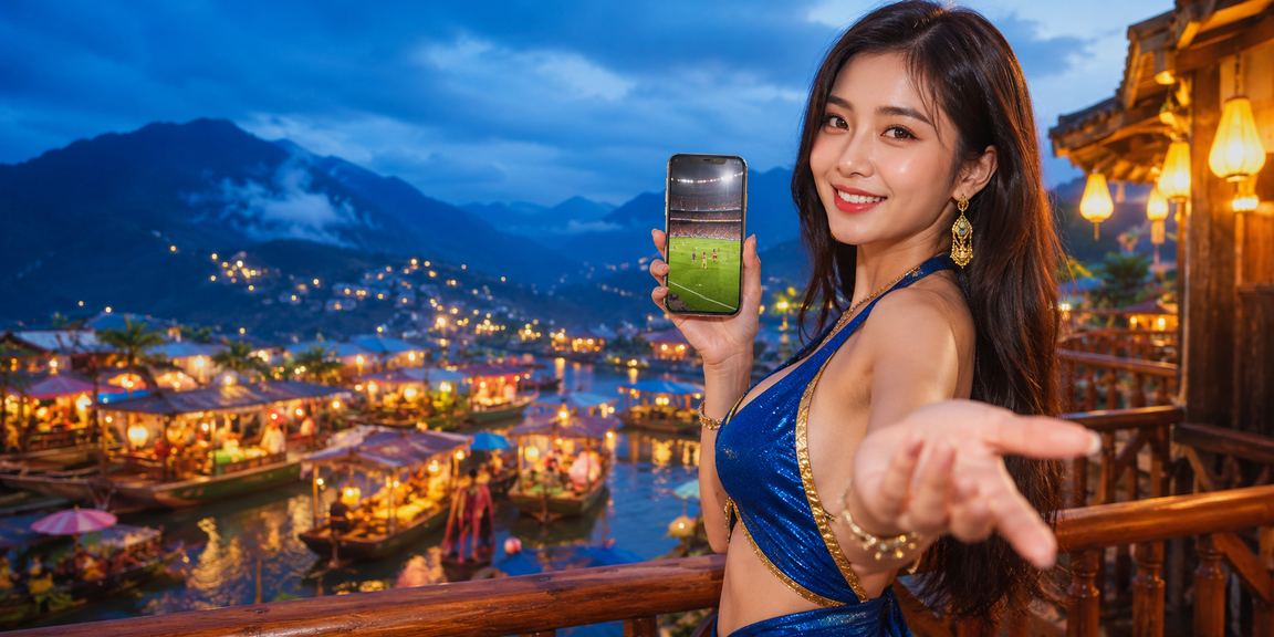 Người dùng Sapa xem kèo thể thao trên di động trong không khí lễ hội